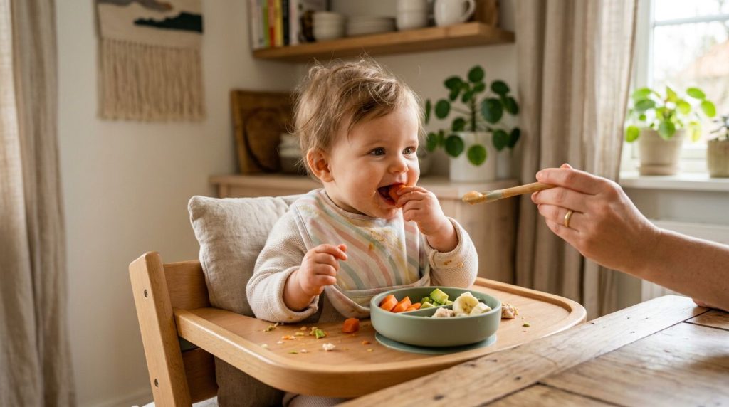 comment faire manger des morceaux à bébé