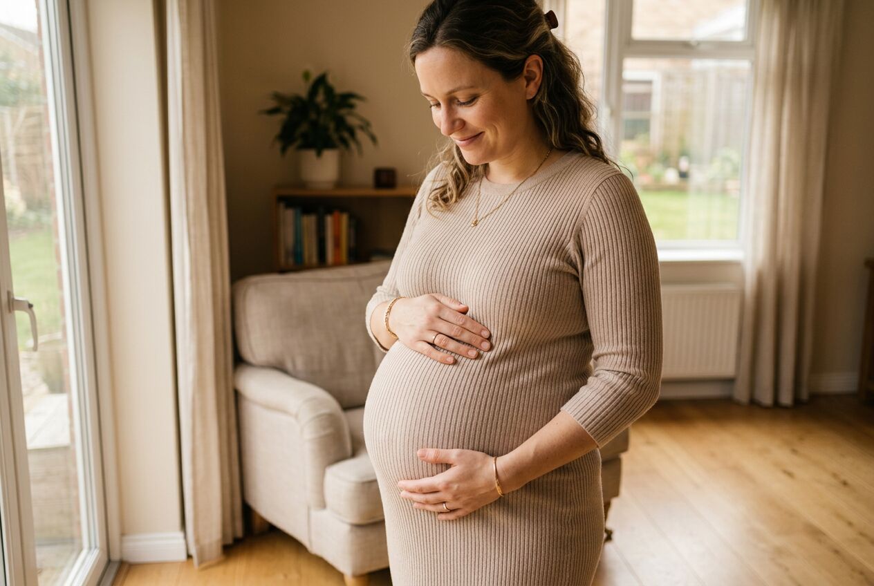 ventre dur en haut et mou en bas grossesse 8 mois