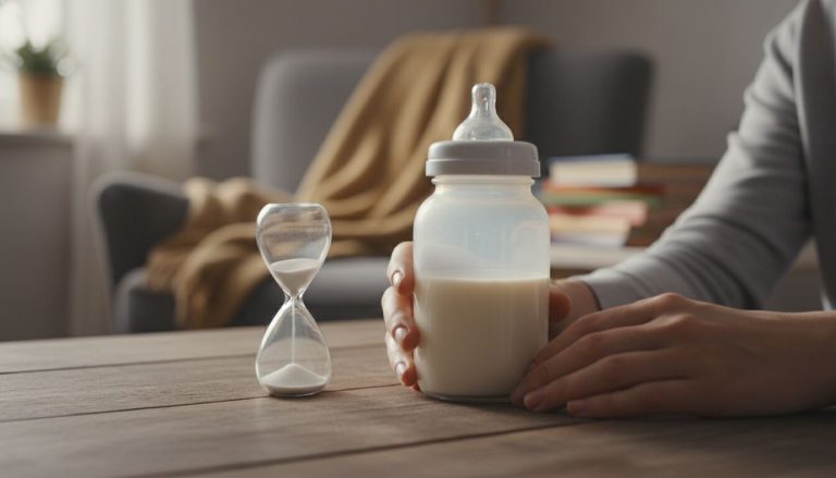 donner un biberon qui a plus d'une heure risques