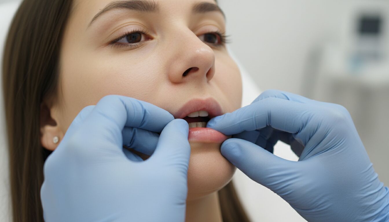 frein lèvre supérieure coupé chute bébé