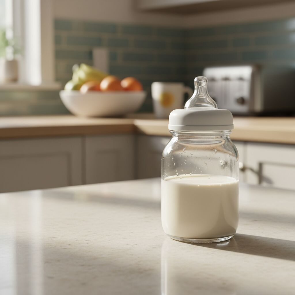 combien de temps peut on garder le lait dans un biberon